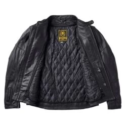 Roland Sands Design Linden 74 Leather Jacket - Black -Ride Style Shop roland sands design linden 74 leather jacket black 4 1