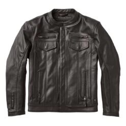 Roland Sands Design Paramount 74 Leather Jacket - Dark Brown -Ride Style Shop roland sands design paramount 74 leather jacket dark brown 3