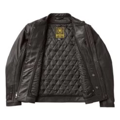 Roland Sands Design Paramount 74 Leather Jacket - Dark Brown -Ride Style Shop roland sands design paramount 74 leather jacket dark brown 4