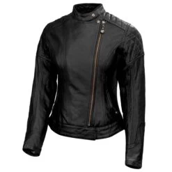 Roland Sands Design Riot Womens Leather Jacket - Black