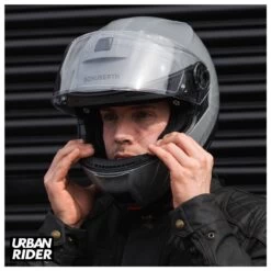 Schuberth C5 Modular Helmet - Concrete Grey -Ride Style Shop schuberth c5 modular helmet concrete grey 3