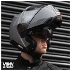 Schuberth C5 Modular Helmet - Concrete Grey -Ride Style Shop schuberth c5 modular helmet concrete grey 4