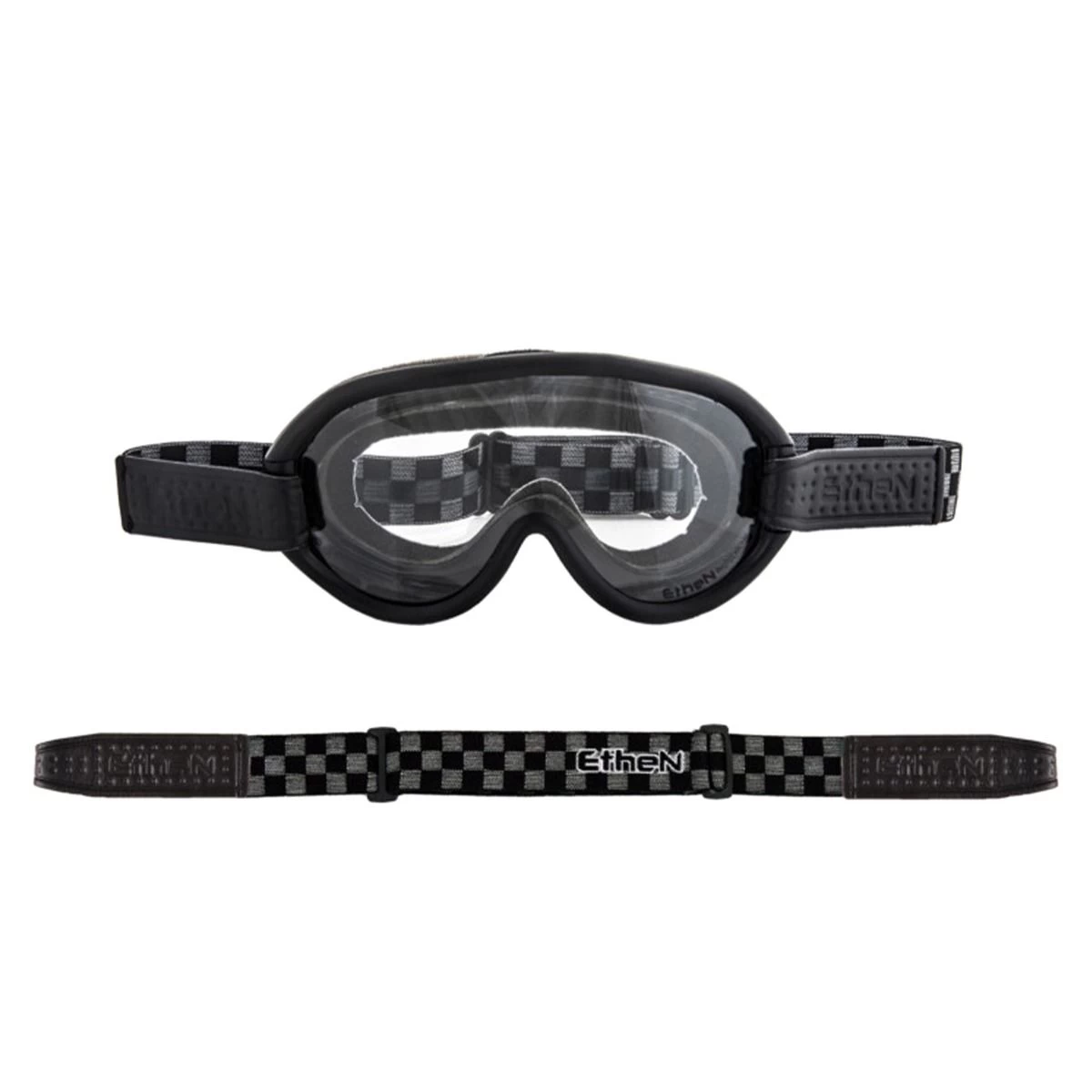 Ethen Scrambler Goggles - Black / Grey Checkers 3 Ethen Scrambler Goggles - Black / Grey Checkers - Image 3