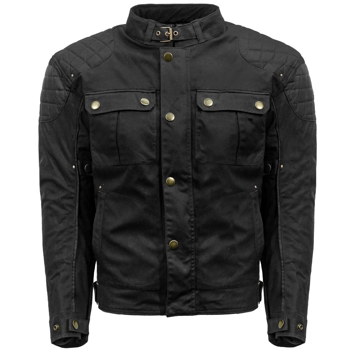 Richa Scrambler 2 Wax Jacket - Black 1 Richa Scrambler 2 Wax Jacket - Black