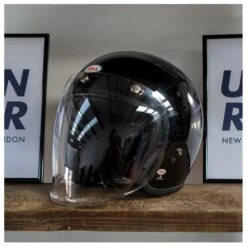 Bell 3 Snap Retro Shield Full Visor - Clear -Ride Style Shop shield clear 1 1