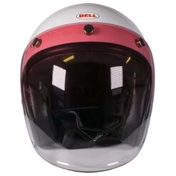 Bell 3 Snap Retro Shield Full Visor - Pink Gradient -Ride Style Shop shield pink gradient 3