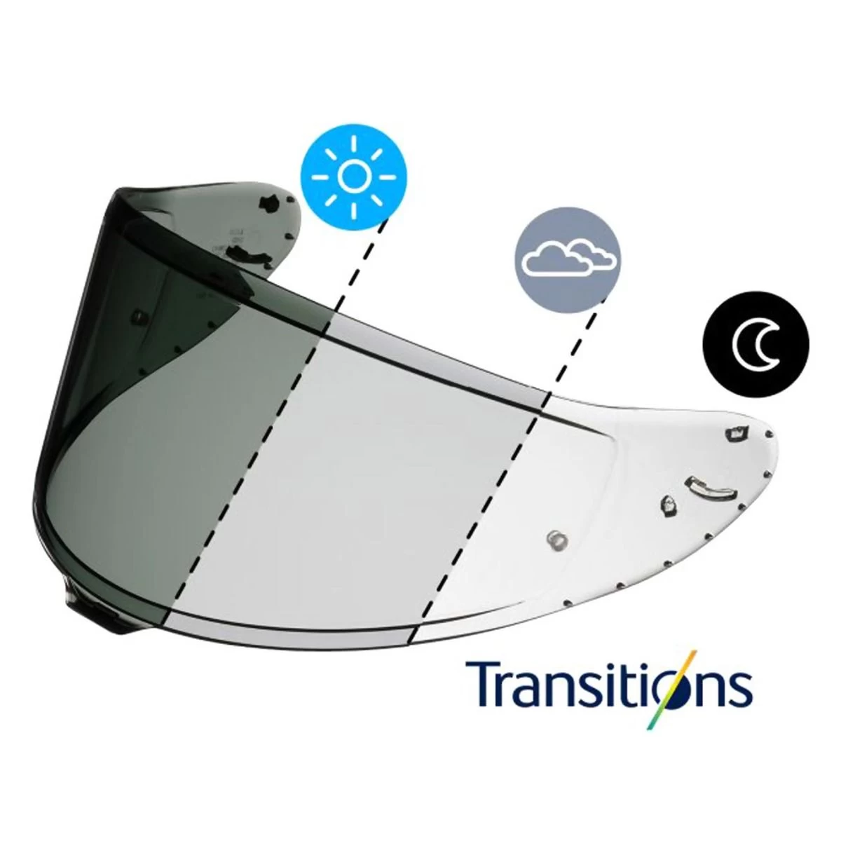 Shoei CWR-F2PN Visor - Photochromic 1 Shoei CWR-F2PN Visor - Photochromic