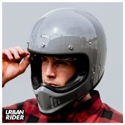 Shoei Ex-Zero Helmet - Gloss Basalt Grey -Ride Style Shop shoei ex zero helmet gloss basalt grey 2