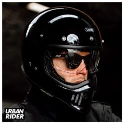 Shoei Ex-Zero Helmet - Gloss Black -Ride Style Shop shoei ex zero helmet gloss black 2