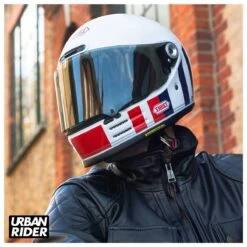 Shoei Glamster Helmet - Resurrection TC10 White / Red / Blue -Ride Style Shop shoei glamster helmet resurrection tc10 white red blue 10