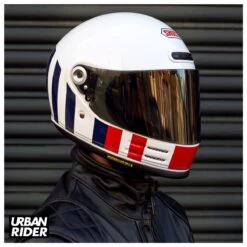 Shoei Glamster Helmet - Resurrection TC10 White / Red / Blue -Ride Style Shop shoei glamster helmet resurrection tc10 white red blue 6