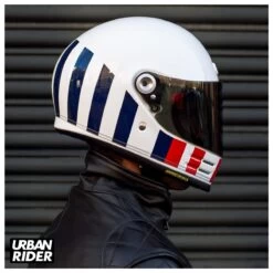 Shoei Glamster Helmet - Resurrection TC10 White / Red / Blue -Ride Style Shop shoei glamster helmet resurrection tc10 white red blue 8