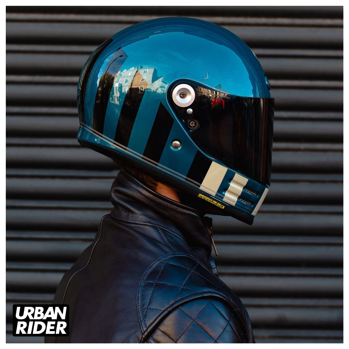 Shoei Glamster Helmet - Resurrection TC2 Blue / Black 11 Shoei Glamster Helmet - Resurrection TC2 Blue / Black - Image 11