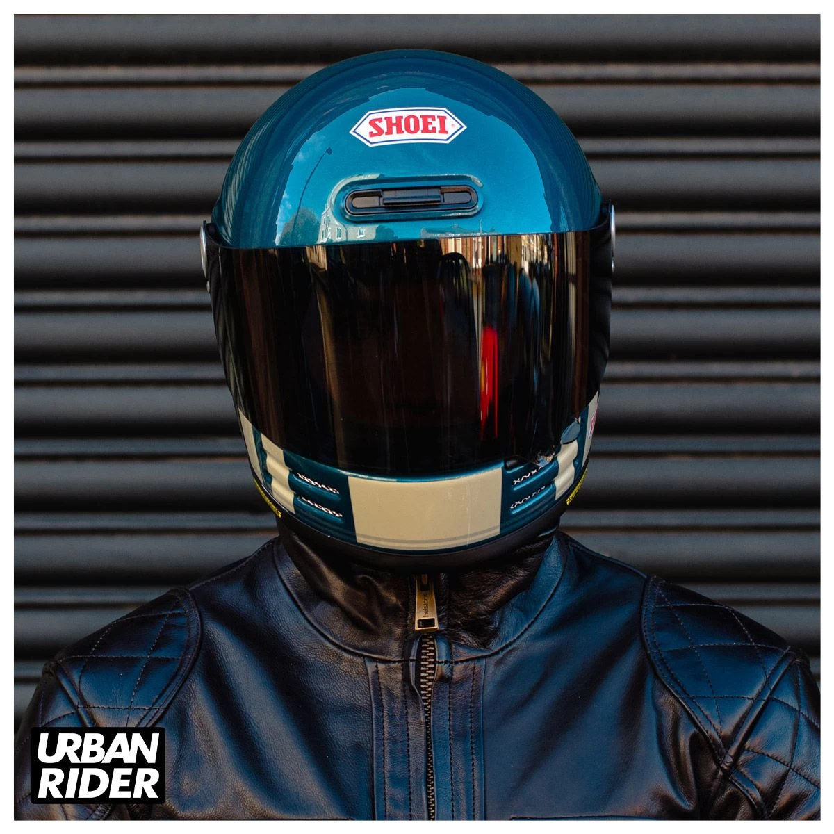 Shoei Glamster Helmet - Resurrection TC2 Blue / Black 6 Shoei Glamster Helmet - Resurrection TC2 Blue / Black - Image 6