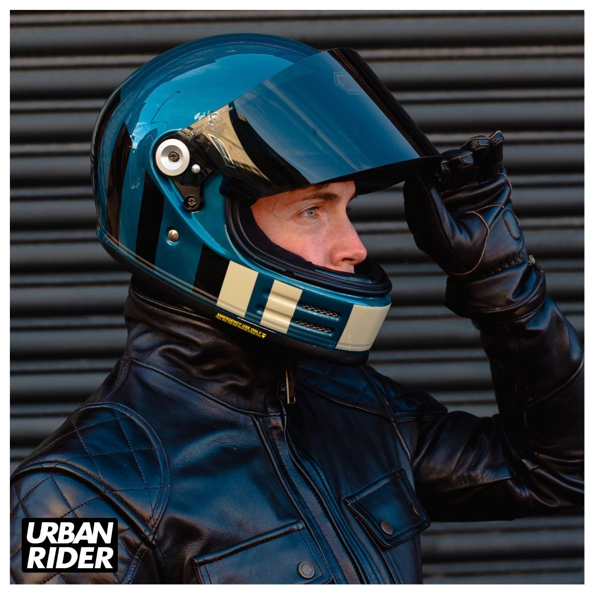 Shoei Glamster Helmet - Resurrection TC2 Blue / Black 8 Shoei Glamster Helmet - Resurrection TC2 Blue / Black - Image 8