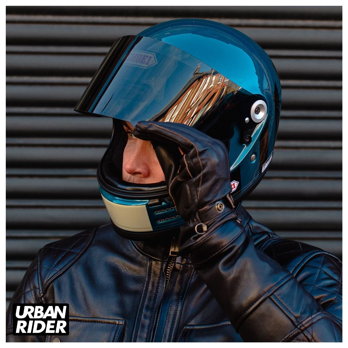 Shoei Glamster Helmet - Resurrection TC2 Blue / Black 9 Shoei Glamster Helmet - Resurrection TC2 Blue / Black - Image 9