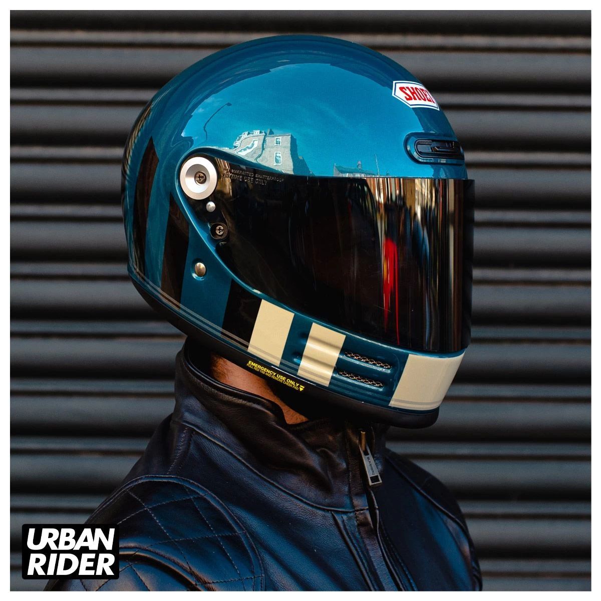 Shoei Glamster Helmet - Resurrection TC2 Blue / Black 10 Shoei Glamster Helmet - Resurrection TC2 Blue / Black - Image 10