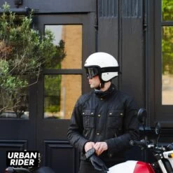 Shoei J.O. Helmet - Off White 14 Shoei J.O. Helmet - Off White -Ride Style Shop shoei j.o. helmet off white side left