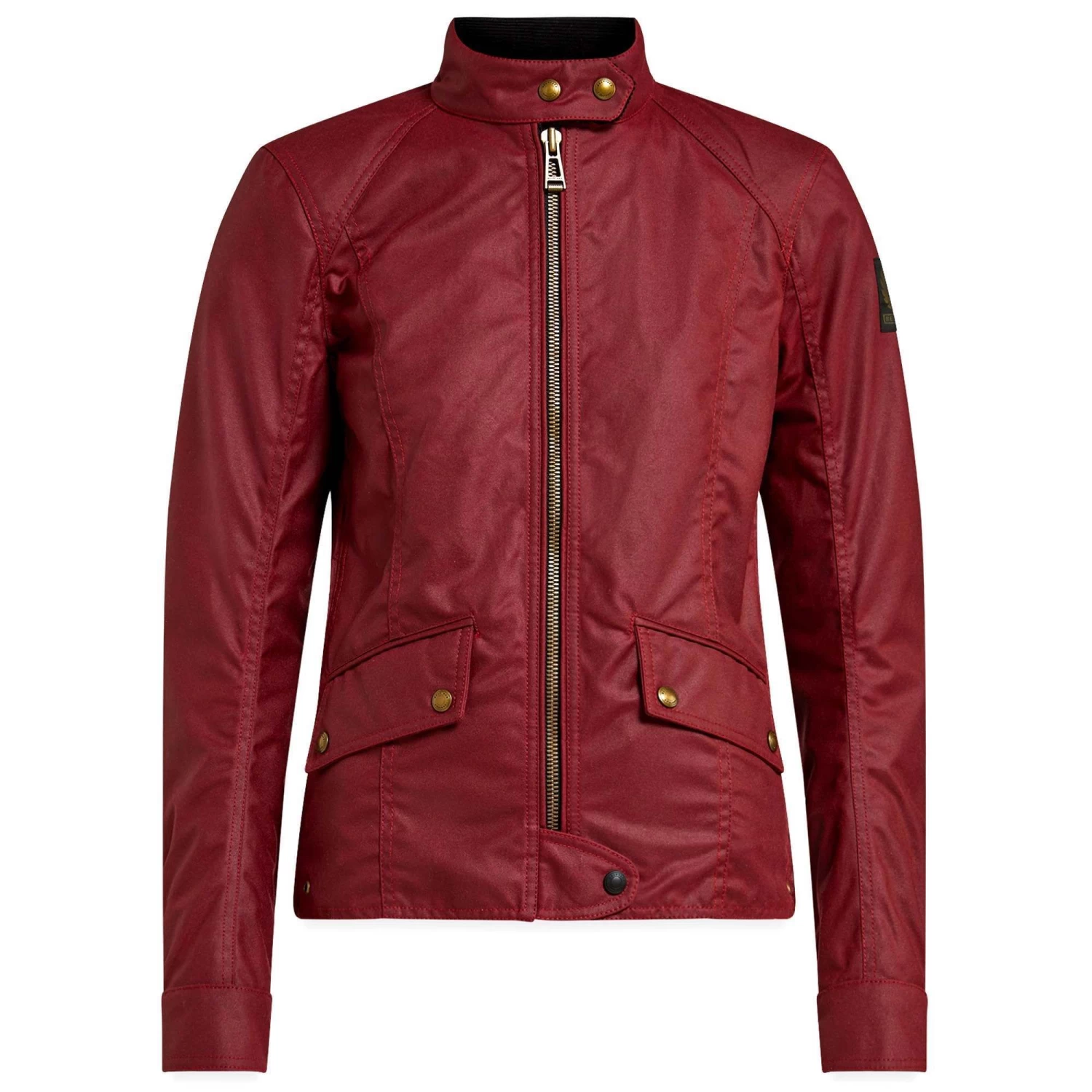 Belstaff Antrim Womens Wax Cotton Jacket - Racing Red 1 Belstaff Antrim Womens Wax Cotton Jacket - Racing Red