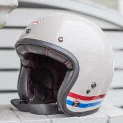 Bell Custom 500 Helmet - Stripes Pearl White 11 Bell Custom 500 Helmet - Stripes Pearl White -Ride Style Shop stripes1