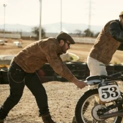 Fuel Sidewaze Leather Jacket - Tan -Ride Style Shop t2