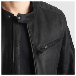 Pando Moto Tatami LT1 Leather Jacket - Black -Ride Style Shop tatamiup6