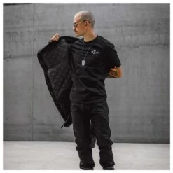 Pando Moto Tatami LT1 Leather Jacket - Black -Ride Style Shop tatamiup9