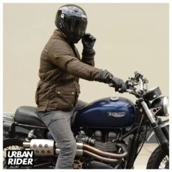 Merlin Tewkesbury Jacket - Olive -Ride Style Shop tewkesbury d3o wax jacket olive 8