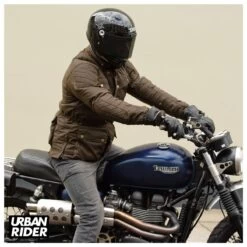 Merlin Tewkesbury Jacket - Olive -Ride Style Shop tewkesbury d3o wax jacket olive 9