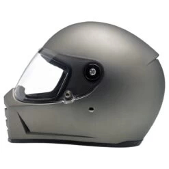 Biltwell Lane Splitter Helmet - Matt Titanium -Ride Style Shop titanium2