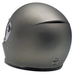 Biltwell Lane Splitter Helmet - Matt Titanium -Ride Style Shop titanium7