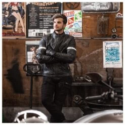 Richa Toulon 2 Leather Jacket - Black -Ride Style Shop toulon2blk2