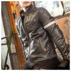 Richa Toulon 2 Leather Jacket - Black -Ride Style Shop toulon2blk3