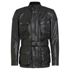 Belstaff Trialmaster Pro Leather Jacket - Black