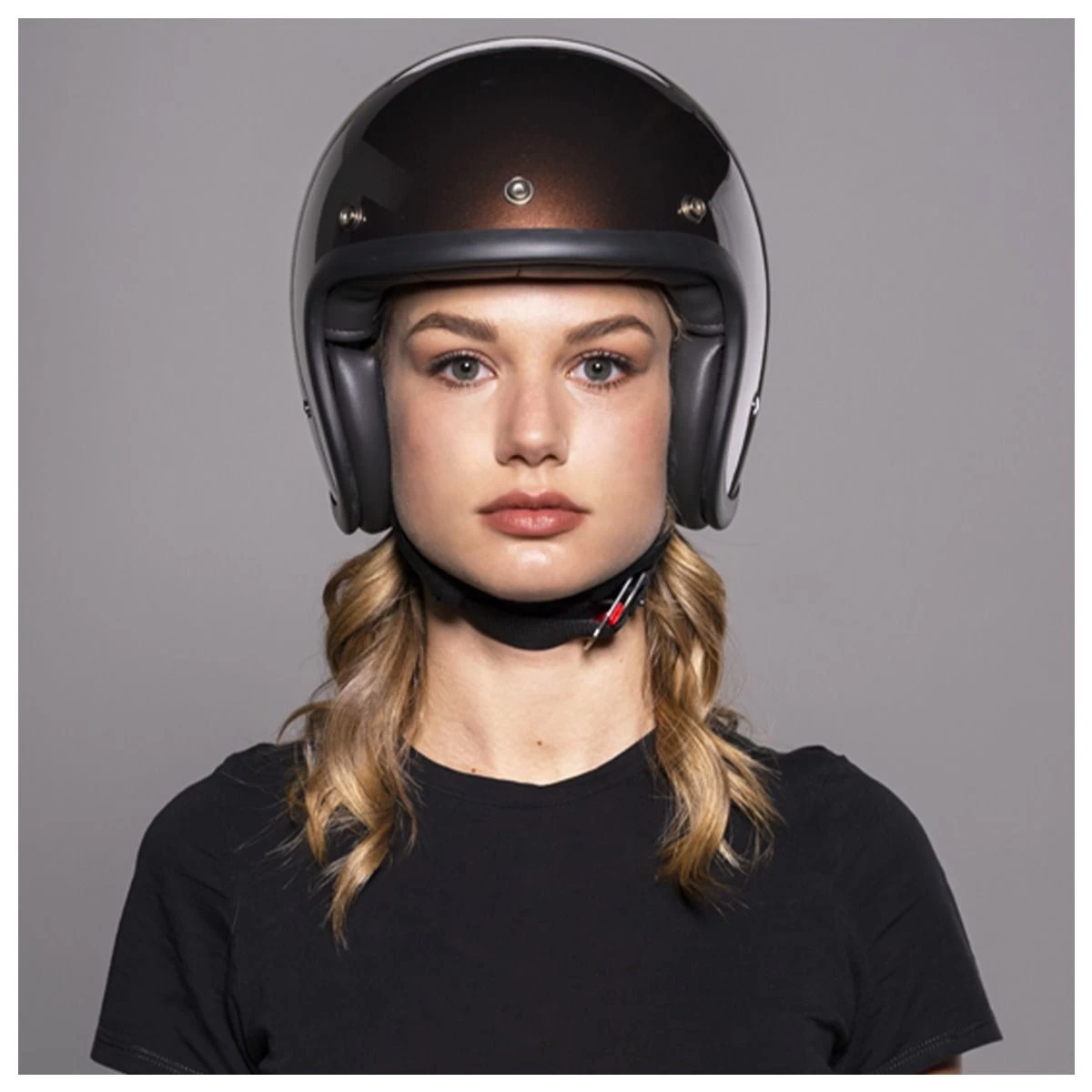 DMD Vintage Helmet - Gloss Brown 5 DMD Vintage Helmet - Gloss Brown - Image 5