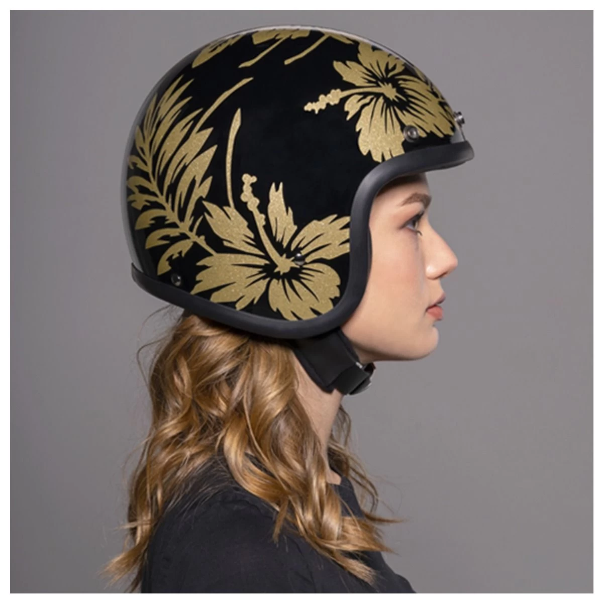 DMD Vintage Helmet - Flower 3 DMD Vintage Helmet - Flower - Image 3