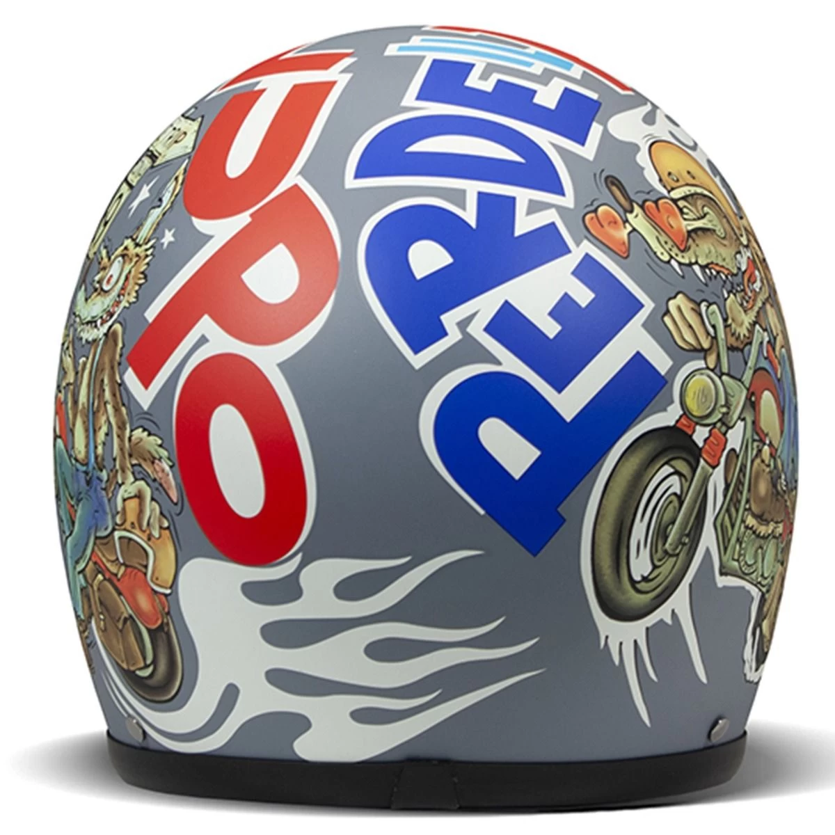 DMD Vintage Helmet - Wolf 5 DMD Vintage Helmet - Wolf - Image 5