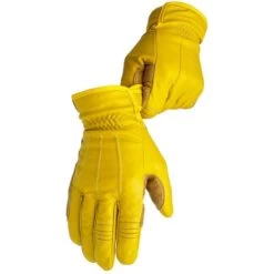BILTWELL WORK GLOVES - GOLD -Ride Style Shop workgold3