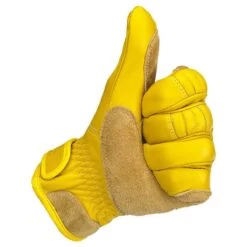 BILTWELL WORK GLOVES - GOLD -Ride Style Shop workgold4
